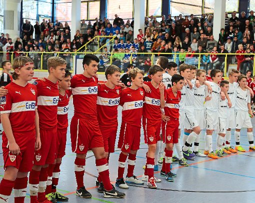 Der Vorjahressieger VfB Stuttgart gehört auch bei der 18. Auflage des U14-Turniers zu den großen Favoriten.    Foto: Priestersbach Foto: Schwarzwälder-Bote
