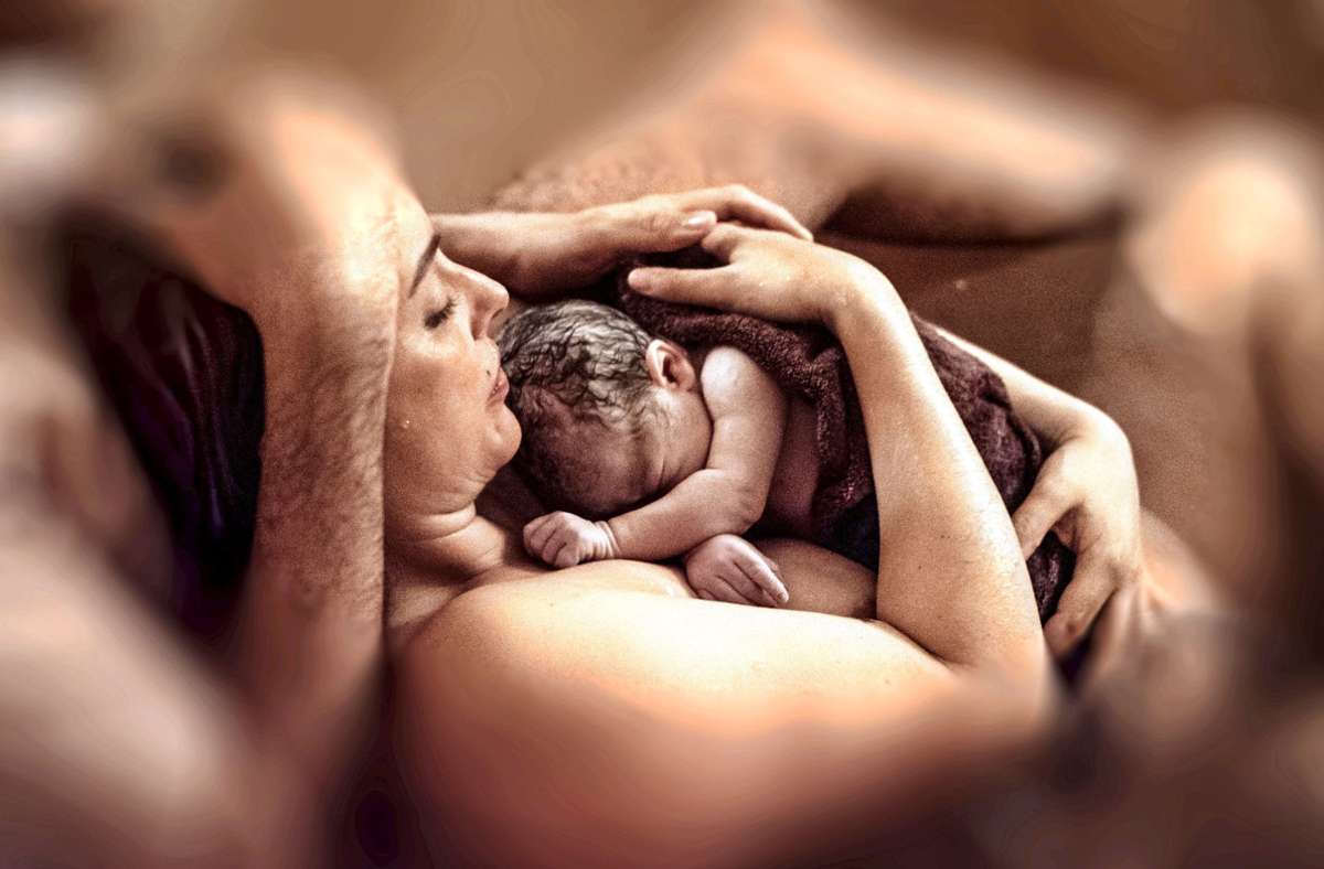 Die Frauen, die sich  von Marcia Friese bei der Geburt begleiten lassen, wollen authentische Bilder von ihren Geburten haben. Foto: Marcia/Friese