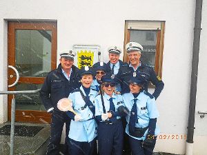 Verstärkung hat der Polizeiposten Bad Dürrheim am Schmotzigen Donnerstag bekommen. Foto: Polizei Foto: Schwarzwälder-Bote