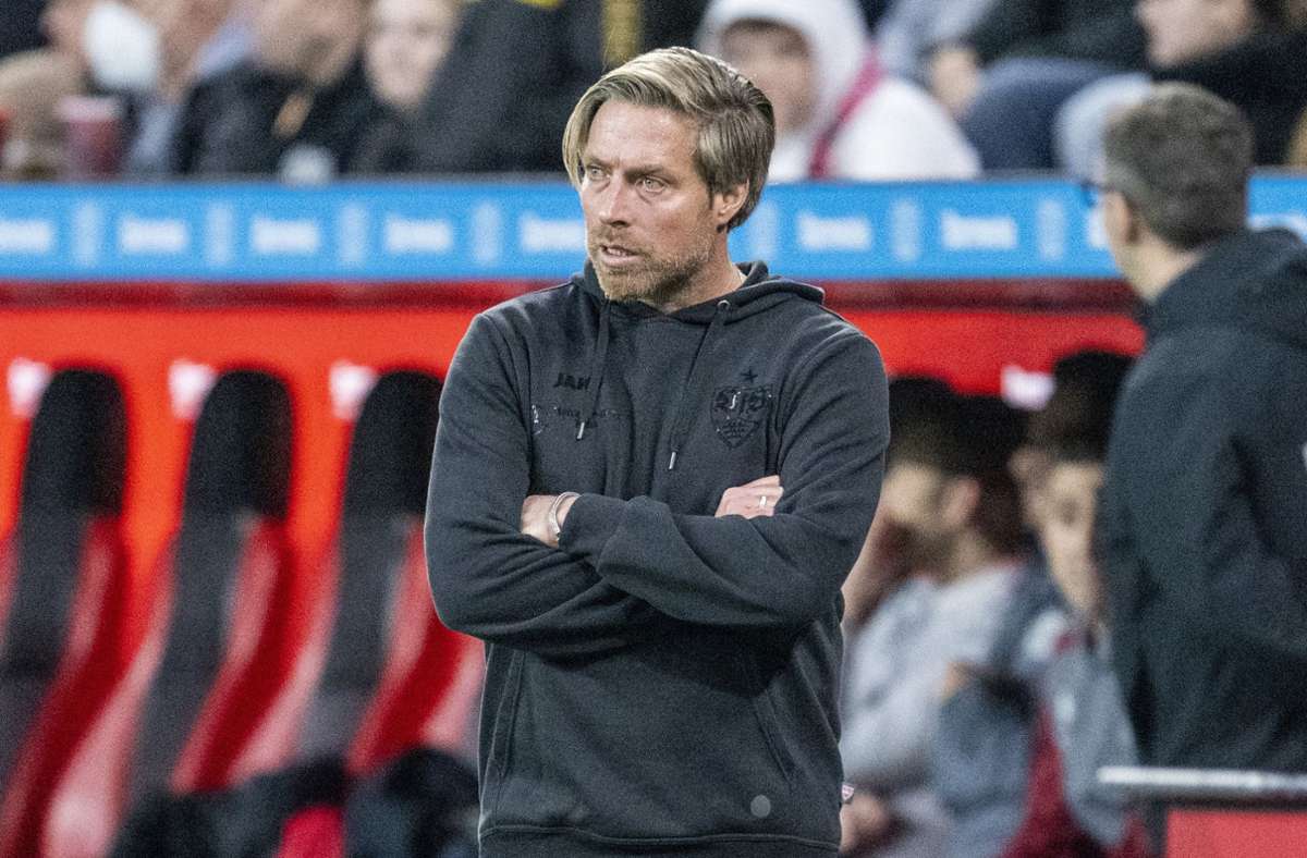Michael Wimmer: Wo führt sein Weg beim VfB Stuttgart hin? Foto: dpa/David Inderlied