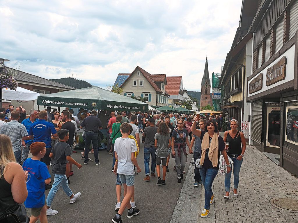 Das Flecka-Fescht im Baiersbronner Oberdorf war immer ein Publikumsmagnet. Foto: Archiv/Braun