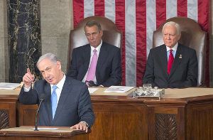 Israels Ministerpräsident Benjamin Netanjahu warnte die Amerikaner in deutlichen Worten vor dem geplanten Atomabkommen mit dem Iran. Foto: dpa