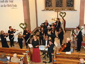 Das Kammerorchester Musica Salutare war  zu Gast in der evangelischen Kirche in Bösingen.  Foto: Blaich Foto: Schwarzwälder-Bote