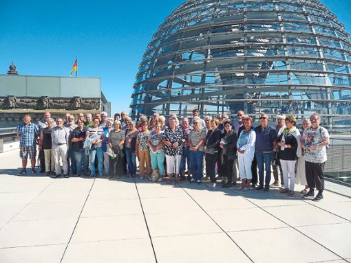 Eine Besichtigung der Reichstagskuppel gehört selbstverständlich zu den von Hans-Joachim Fuchtel angebotenen Berlinreisen dazu. Foto: Vahsen Foto: Schwarzwälder Bote
