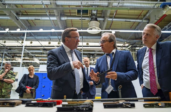 Verteidigungsminister in Oberndorf: Pistorius besucht Heckler & Koch