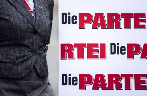 „Die Partei“ macht mit kuriosen Ideen auf sich aufmerksam. Foto: imago images/photothek/Florian Gaertner/photothek.de