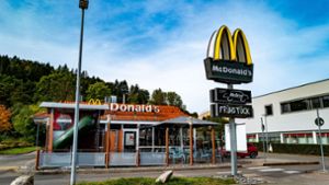 Schock-Fund in McDonalds-Burger