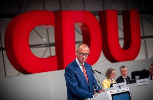 CDU-Parteichef Friedrich Merz hat es immer schwerer, die Partei zu einen. Foto: dpa/Michael Kappeler