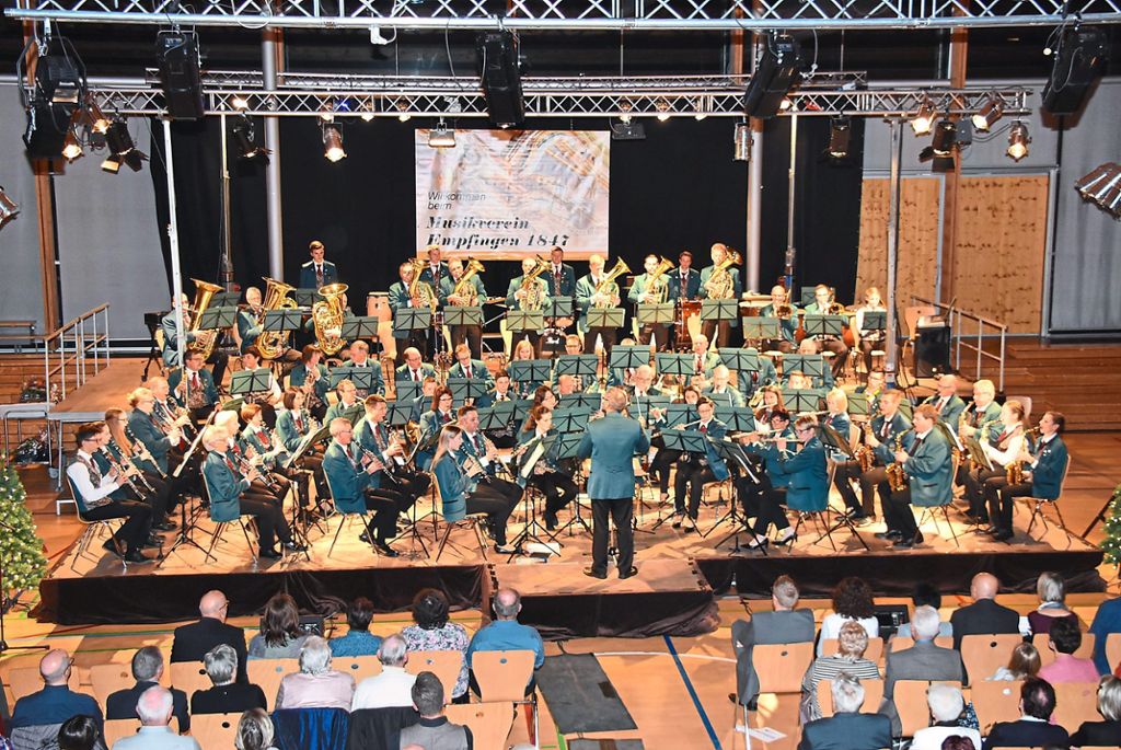 Für Begeisterung sorgt der Musikverein Empfingen mit seinem Jahreskonzert bei seinem Publikum. Fotos: Baiker