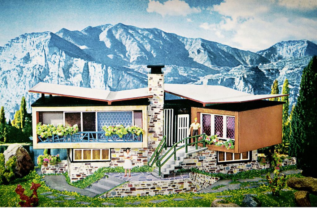 Der Kult-Bausatz des Wirtschaftswunders „Villa im Tessin“ Foto: Gebr. Faller GmbH 1961