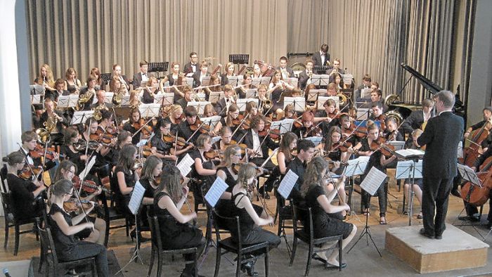Orchester spielt Benefizkonzert