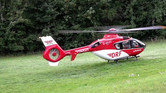 26-Jähriger wird von Hubschrauber in Krankenhaus gebracht
