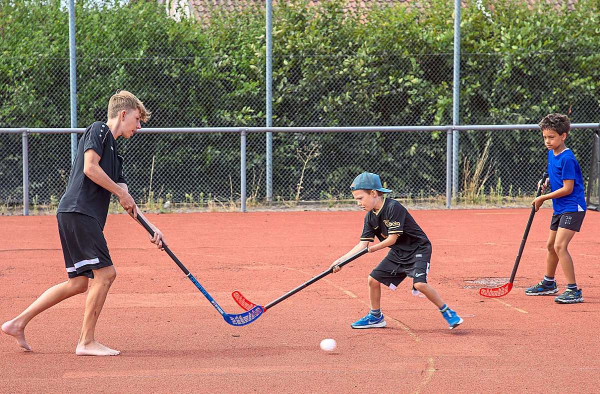 Tempo und Koordination waren beim Feldhockey gefragt. Foto: Geisel