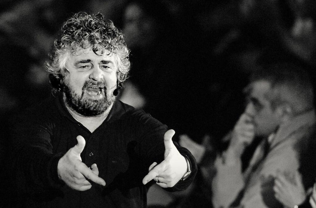 Beppe Grillo: Erst Komiker und Kabarettist, dann Politclown und Populist in Italien.