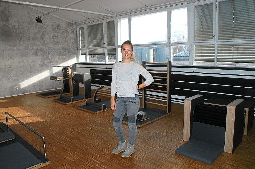 Jacqueline Preuhs setzt in ihrem Studio Werkout auf Fitness und gesunde Ernährung. Foto: Hertle Foto: Schwarzwälder-Bote