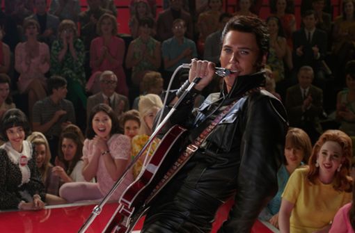 Szene mit Austin Butler in der Hauptrolle des King of Rock-’n’-Roll im Film „Elvis“ von Regisseur  Baz Luhrman  Foto: dpa/Warner Bros.