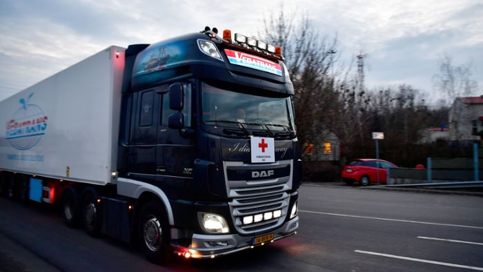 Land hebt sonntägliches Fahrverbot für  Hilfsgüter-Lkw auf
