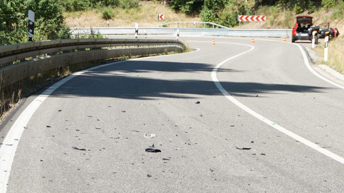 Motorradfahrer bei Unfall nahe Bad Wildbad schwer verletzt