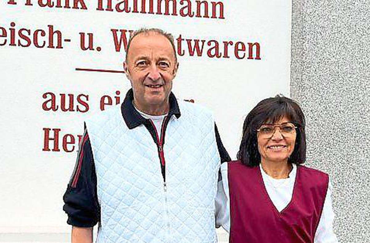 Birgit und Frank Hammann haben mit Wehmut ihre Traditionsmetzgerei aufgegeben. Foto: Prutschke