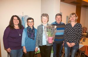 Beim Obst- und Gartenbauverein Bösingen ausgezeichnet (von links): Helga Held, Vorsitzende Uschi Binder, Else Bek, Joachim Hiemer und Conny Spät. Foto: Schwarzwälder Bote