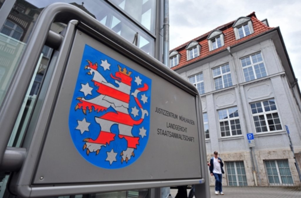 Vor dem Landgericht Mühlhausen findet der Prozess gegen einen 20-Jährigen unter Ausschluss der Öffentlichkeit statt. Foto: dpa