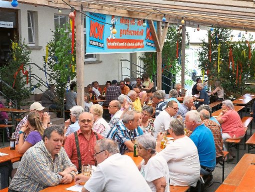Zu einem Besuchermagnet wurde wieder das Dorffest in Martinsmoos. Foto: Stocker Foto: Schwarzwälder-Bote
