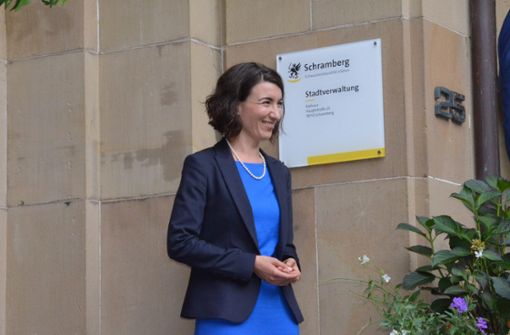 Wahlsieg gegen den Amtsinhaber: 2019 wurde Dorothee Eisenlohr zur Oberbürgermeisterin von Schramberg gewählt. Foto: Dold