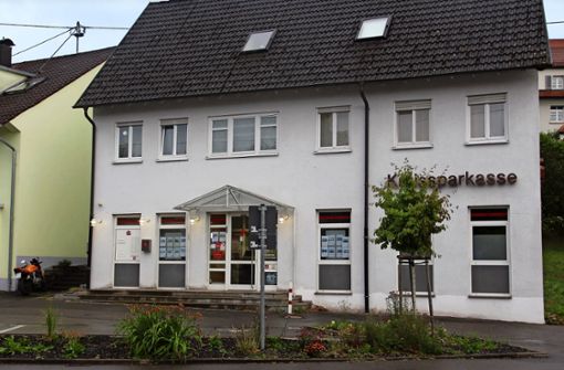 Nach mehr als  60 Jahren schließt die Kreissparkasse in Göllsdorf ihre Pforten. Foto: Schmidt