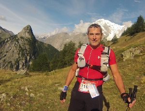 Das Extremrennen rund um das Mont-Blanc-Massiv treibt auch Axel Maidorn-Groth den Schweiß auf die Stirn. Foto: Schwarzwälder-Bote
