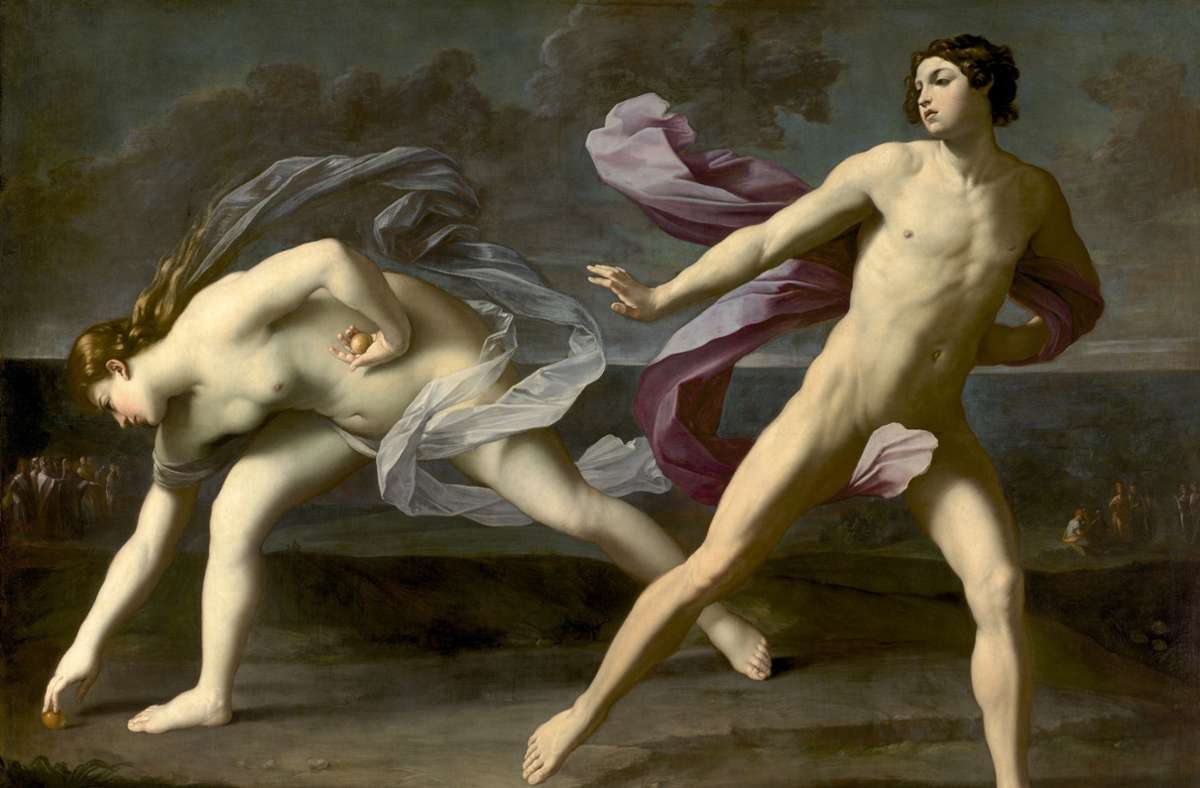 Guido Reni mochte klare, dramatische Kompositionen: „Hippomenes und Atalante“ (1615–1618) Foto: Museo Nacional del Prado/Baztán Lacasa, José