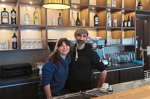 Von Tübingen nach Empfingen: Restaurant-Chef Mike D’Ascoli mit seiner Frau Sarah Maraschi Foto: Becker