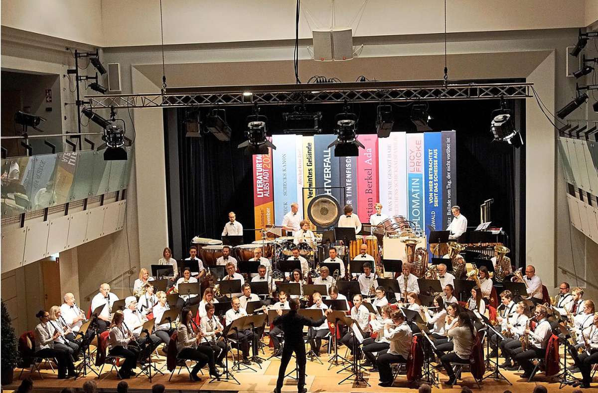 Das Große Orchester und Attila Hepp in Aktion Foto: Baur