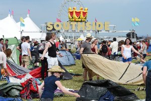 Zehntausende Southside-Besucher reisen voraussichtlich bereits am Donnerstag vor Festivalbeginn an. Foto: dpa