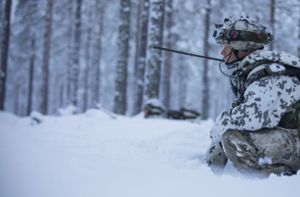 Finnischer Soldat im Einsatz Foto: Verteidungsministerium Finnland/Jesper Pettersson