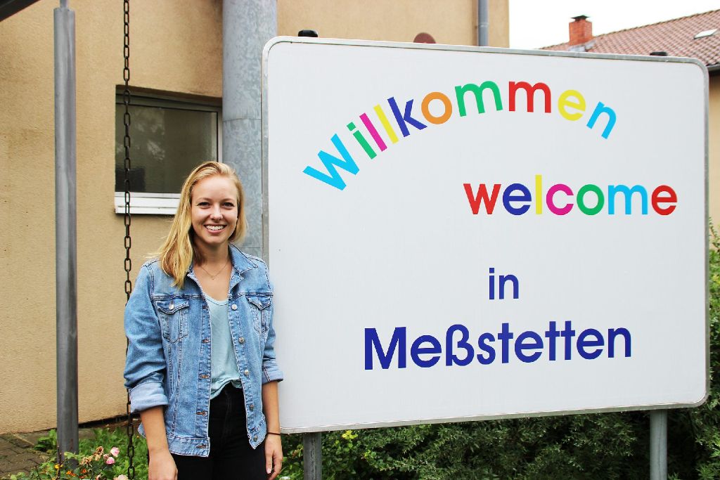 Die 21-jährige Tabitha Krondorfer absolviert ein Praktikum in der Lea in Meßstetten.