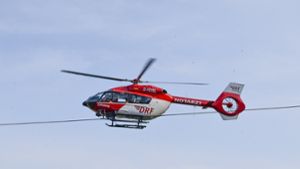Gestürzte Radfahrerin mit Hubschrauber in Klinik geflogen