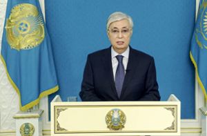 Kasachstans Präsident Kassym-Schomart Tokajew Foto: dpa/Uncredited
