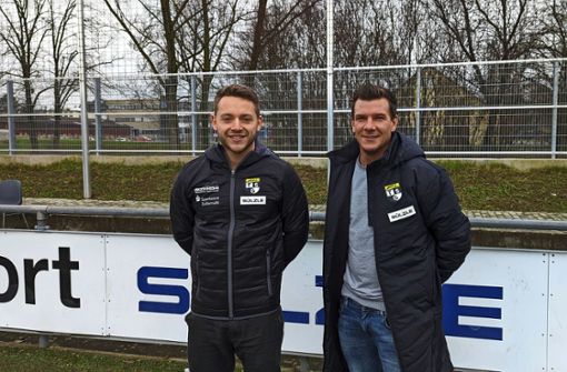 Henry Seeger (links) und Denis Epstein sind für die Jugendarbeit beim Regionalligisten verantwortlich. Foto: TSG Balingen
