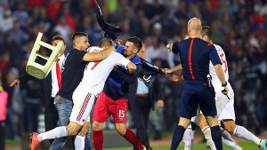 Spiel in Serbien nach Schlägerei abgebrochen