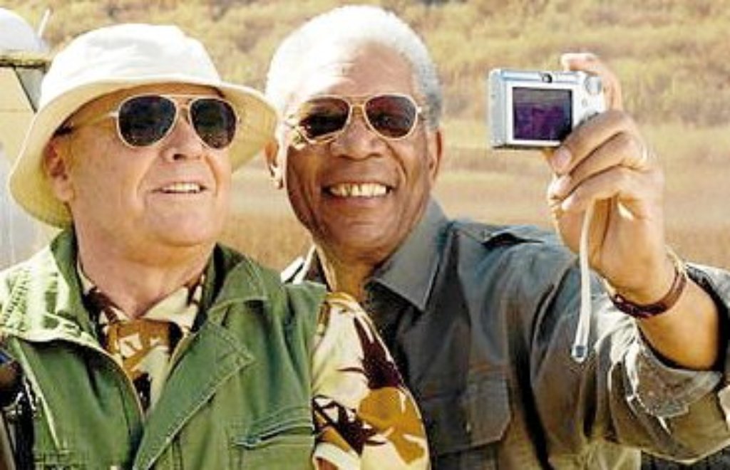 Jack Nicholson (links) und  Morgan Freeman            Foto: Archiv