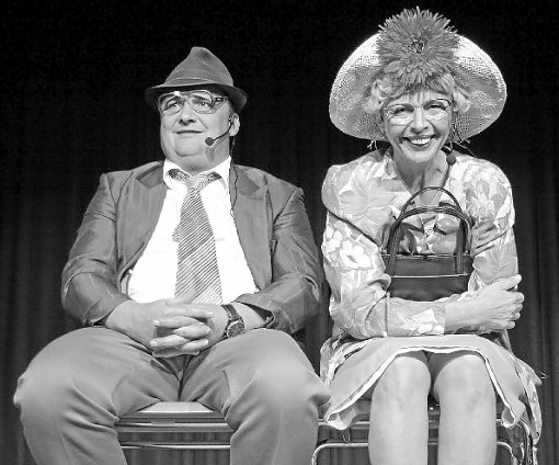 Mit einfallsreicher Situationskomik und amüsantem Wortwitz begeistern die Kächeles das Publikum.                     Foto: Agentur Foto: Schwarzwälder-Bote