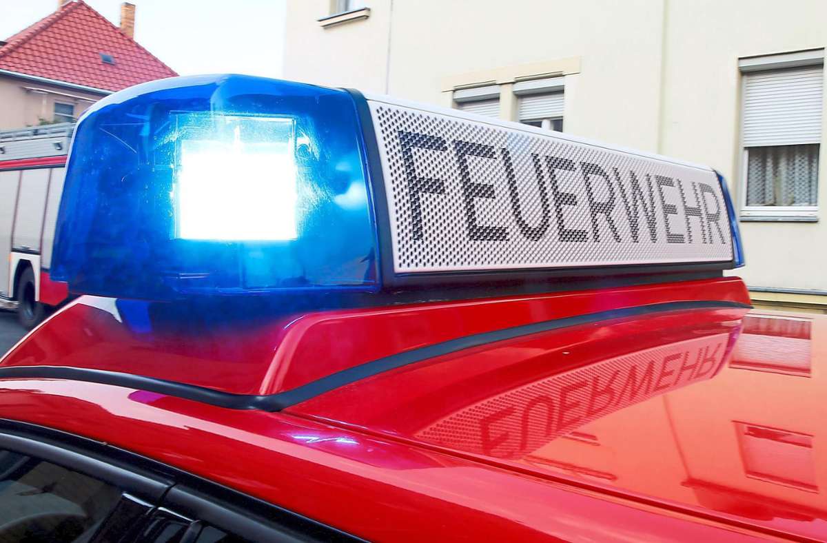 Automatischer Alarm: Oberndorfer Feuerwehr mit 21 Mann in Lindenhof im Einsatz