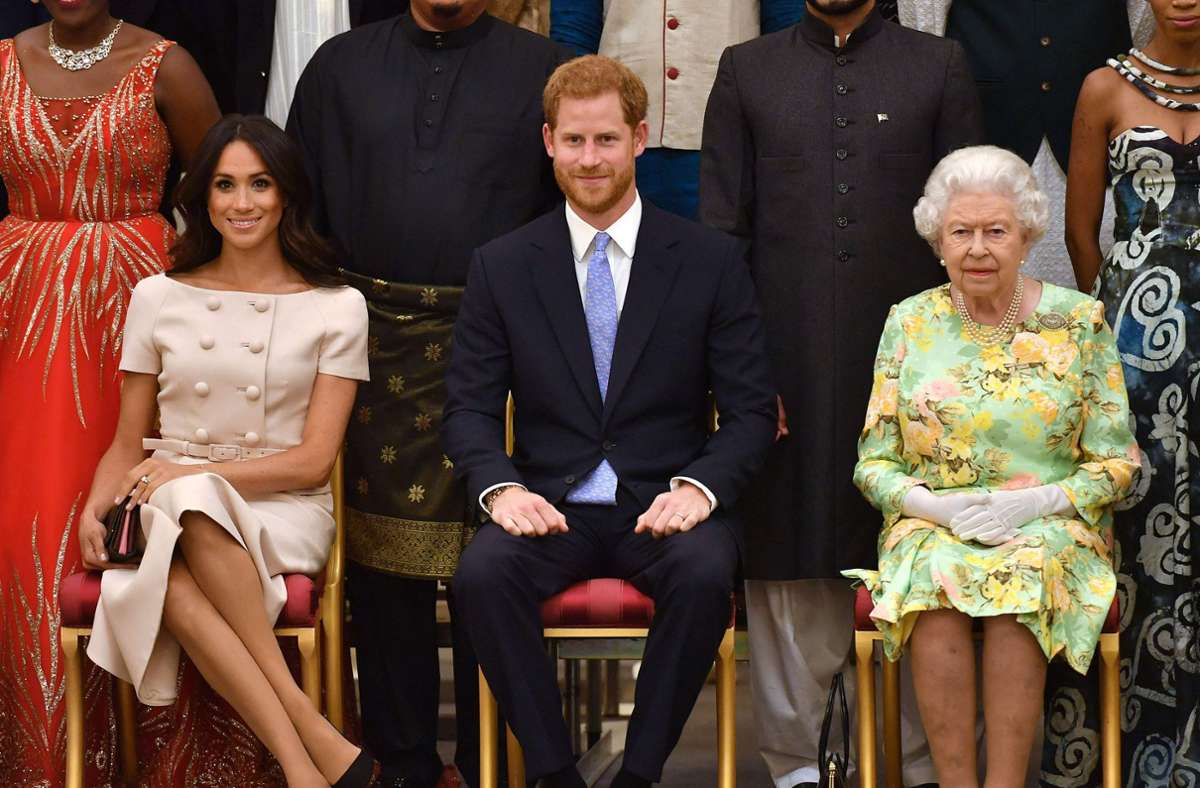 Prinz Harry betrauert den Tod der Queen. Foto: AFP/JOHN STILLWELL