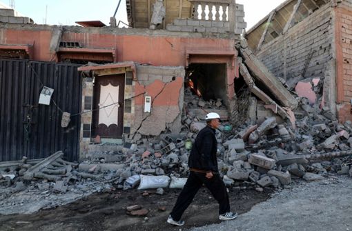 Fast 2500 Menschen wurden bei dem Erdbeben getötet, die Zahl dürfte noch steigen. Foto: dpa/Khaled Nasraoui