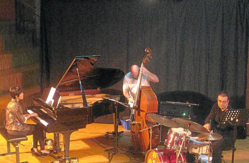 Versprühten Lebensfreude und Energie: die Musiker des Gee Hye Lee Trios beim Auftritt im Forum am Schießberg.  Foto: Lea Verstl Foto: Schwarzwälder-Bote