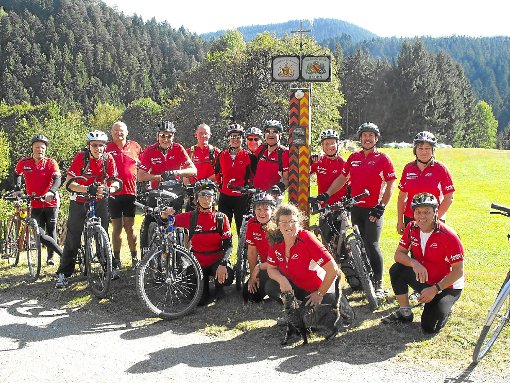 Jeweils freitags gehen die Teilnehmer des Radtreffs Oberschwandorf  auf Tour. Foto: Hiller Foto: Schwarzwälder-Bote