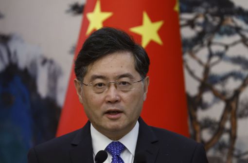 Außenminister Qin Gang hat seinen Job verloren. Foto: dpa/Thomas Peter