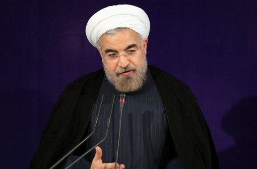 Der iranische Präsident Hassan Ruhani. Foto: EPA