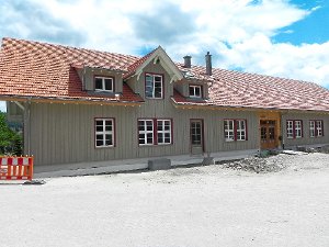 Das Kinderhaus Luftikus im Winterseitenweg ist fast fertig und wird am 5. Juli mit einem Tag der offenen Tür eingeweiht. Foto: Blaich Foto: Blaich