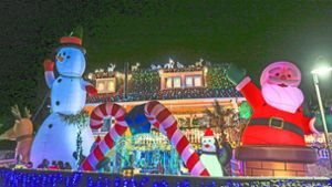 Herbolzheims verrücktes Weihnachtshaus leuchtet wieder